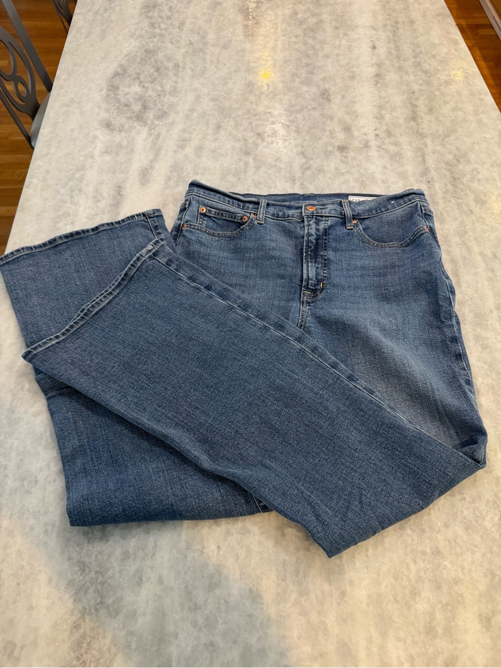 GAP Women's Medium Blue Flared Jeans
